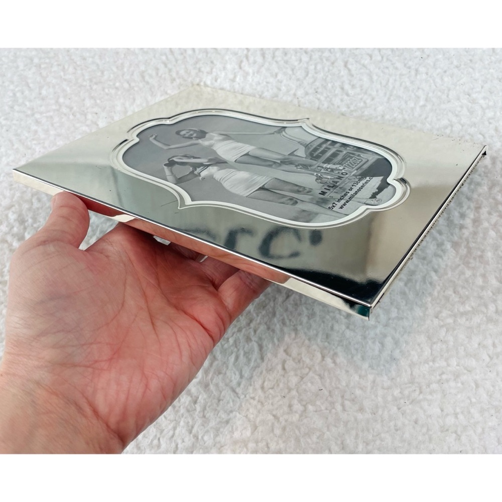 AARON BROTHERS • Silver/White Victoria 5x7 Milano Series Photo Frame - Picture 5 of 11